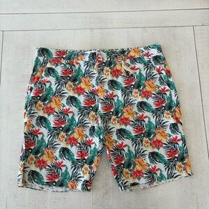 Floral Print Men Shorts